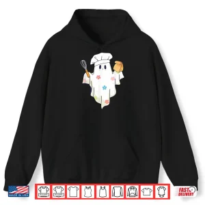 Hoodie Cute Little Ghost Lunch Lady Cafeteria Costume Shirt