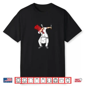 Dabbing Hibachi Chef Graphic Shirt