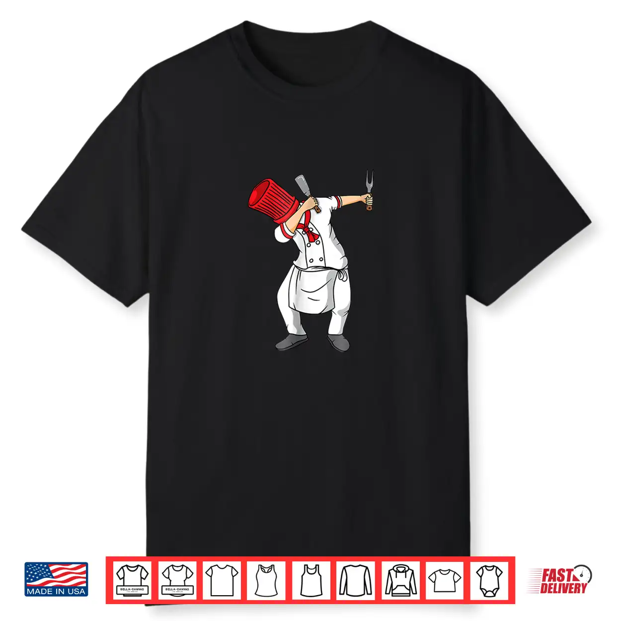 Dabbing Hibachi Chef Graphic Shirt Dabbing Hibachi Chef Graphic Shirt