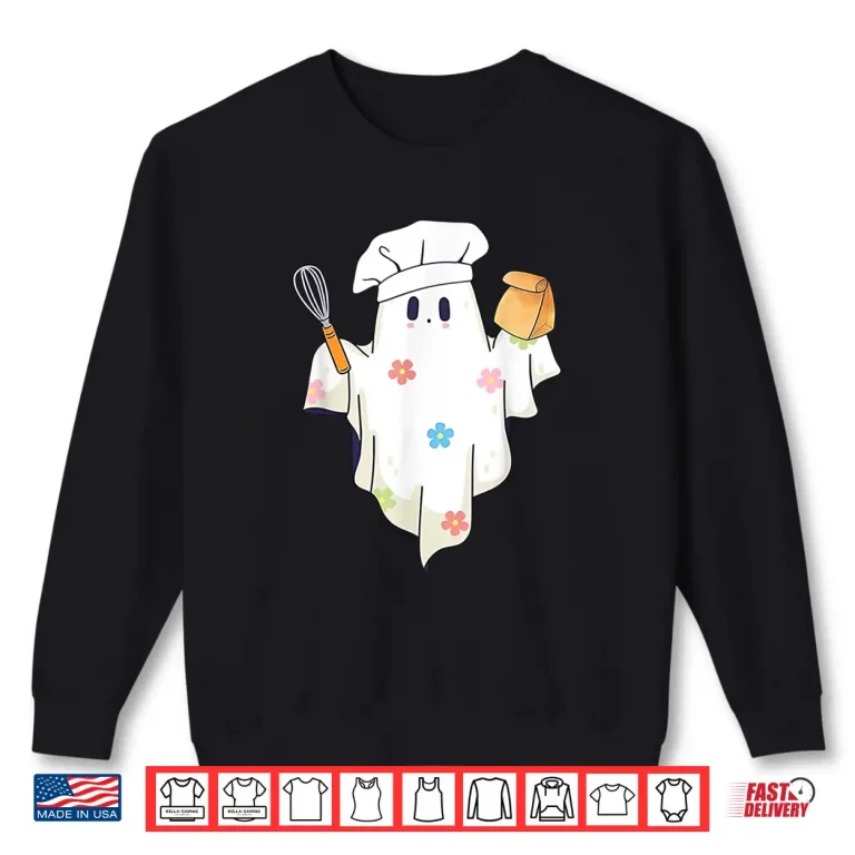 Cute Little Ghost Lunch Lady Cafeteria Costume Shirt 2 Sweatshirt Cute Little Ghost Lunch Lady Cafeteria Costume Shirt