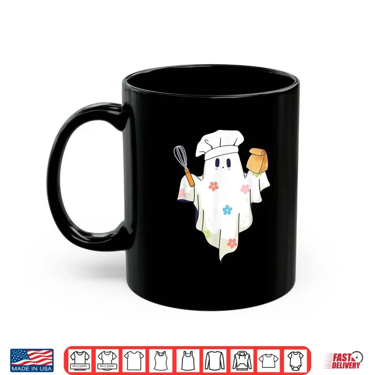 Cute Little Ghost Lunch Lady Cafeteria Costume Shirt 3 Mug Cute Little Ghost Lunch Lady Cafeteria Costume Shirt