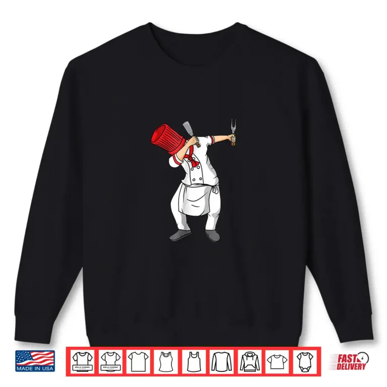 Sweatshirt Dabbing Hibachi Chef Graphic Shirt