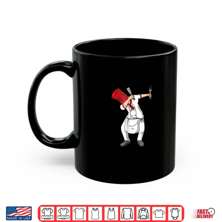 Mug Dabbing Hibachi Chef Graphic Shirt