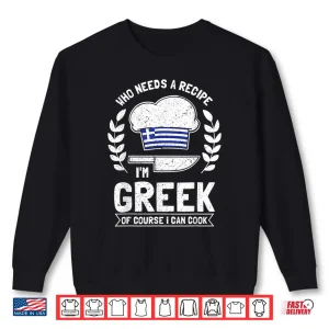 Sweatshirt Greek Food Gifts Greek Chef Greek Shirt