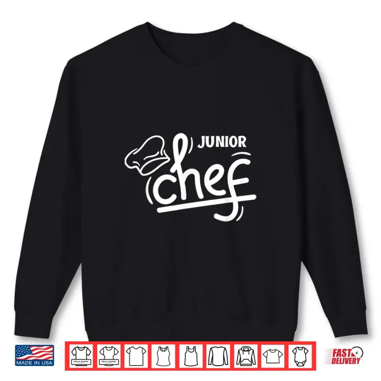 Sweatshirt Junior Chef Cooking Teaching Culinary Shirt