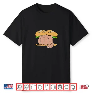 Knuckle Sandwich Graphic Chef Fighter Shirt