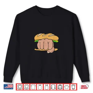 Sweatshirt Knuckle Sandwich Graphic Chef Fighter Shirt