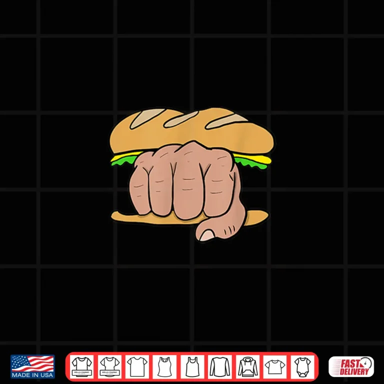 Design Knuckle Sandwich Graphic Chef Fighter Shirt