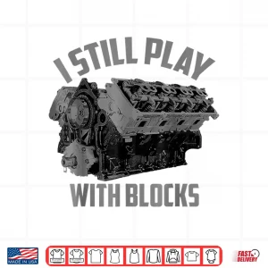 Design Racing Maintenance Man Blocks Graphic Shirt