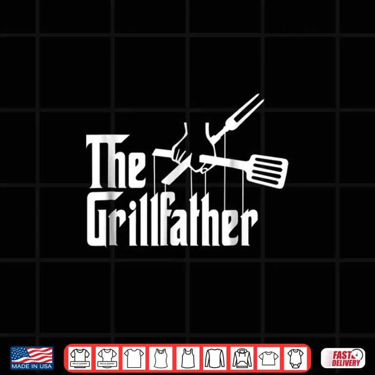 Design The Grillfather BBQ Grill Smoker Barbecue Chef Shirt