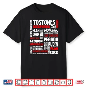 Puerto Rican Food Puerto Rico Foodie Chef Shirt