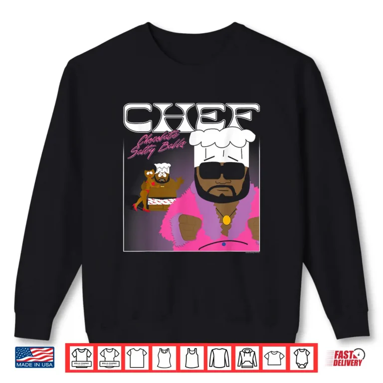 Sweatshirt Chocolate Salty Balls Cartoon South Park Chef Shirt