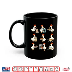 Mug Cute Goose Pastry Baker Lover Goose Chef Shirt