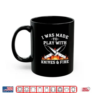 Mug Knives Play Cooking Lovers Culinary Chef Shirt