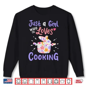 Sweatshirt Loves Cooking Gift Chef Cooks Shirt