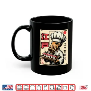 Mug Octopus Sushi Japanese Anime Kawaii Chef Shirt