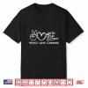 Peace Love Cooking Retro Chef Food Lover Shirt