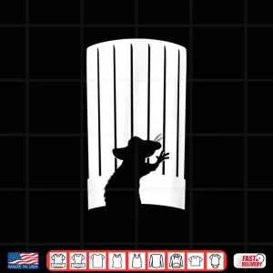 Design Ratatouille Chef Hat Remy Silhouette Disney Pixar Shirt