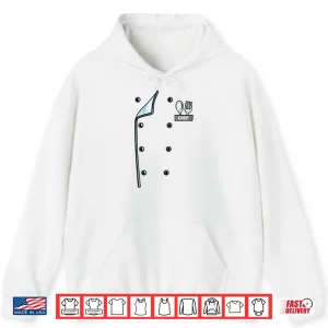 Hoodie Uniform Jacket Faux Cook For Cooking Shirt