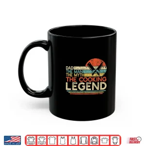 Mug Vintage Cooking The Man The Myth The Legend Chef Gift Shirt