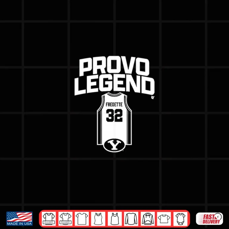 Design Jimmer Fredette Provo Legend Byu Cougars Basketball Shirt