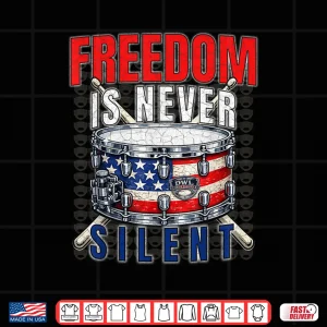 Design Patriotic Drummer Usa Snare Drum American Flag Gift Design Shirt