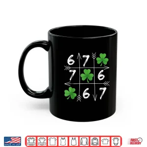 mug six seven 67 meme 6 7 st patricks day shamrock shirt