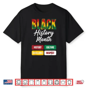 Black History Month Africa African Heritage Graphic Shirt
