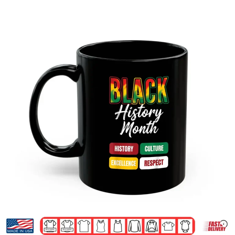 Mug Black History Month Africa African Heritage Graphic Shirt