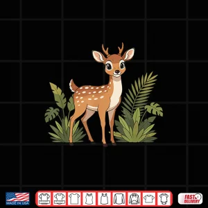 Design Cute Baby Deer Woodland Forest Animal Fawn Shirt
