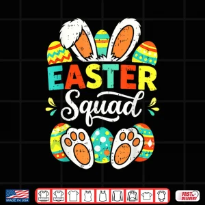 Design Easter Squad Family Matching Couple Holiday Shirt