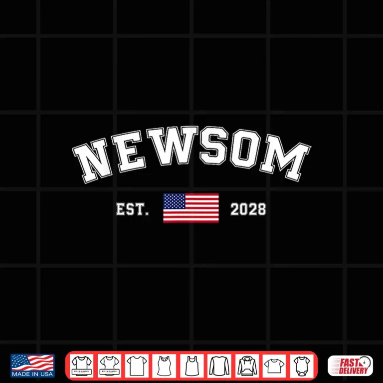 Gavin Newsom 2028 President Us Flag We The People Shirt 4 Design Gavin Newsom 2028 President US Flag We The People Shirt