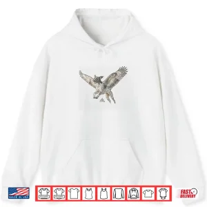 Hoodie Hunting Dog Bird Art For Hunters Dog Lover Shirt