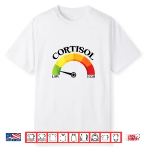 Low Cortisol Levels Wellness Motivation Shirt