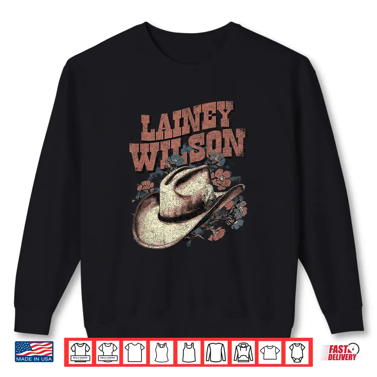Lainey Wilson Hat Graphic Country Music Shirt Lainey Wilson Hat Graphic Country Music Shirt