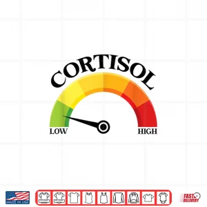 Low Cortisol Levels Wellness Motivation Shirt 4 Design Low Cortisol Levels Wellness Motivation Shirt