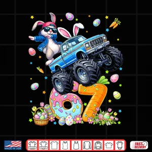 Monster Truck Dabbing Rabbit Easter Bunny Boys Shirt 3 Design Monster Truck Dabbing Rabbit Easter Bunny Boys Shirt