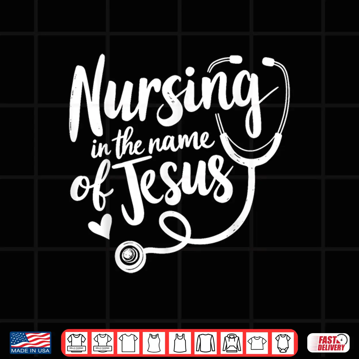 Nursing In The Name Of Jesus Christian Nurse Shirt Nursing In The Name Of Jesus Christian Nurse Shirt