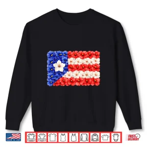Puerto Rico Pride Flag Hibiscus Flower Boricua Shirt 1 Sweatshirt Puerto Rico Pride Flag Hibiscus Flower Boricua Shirt