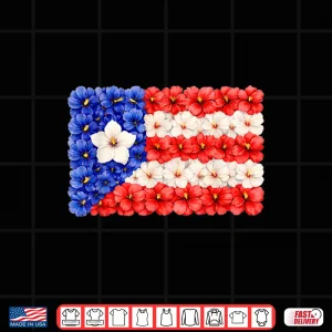 Puerto Rico Pride Flag Hibiscus Flower Boricua Shirt 3 Design Puerto Rico Pride Flag Hibiscus Flower Boricua Shirt