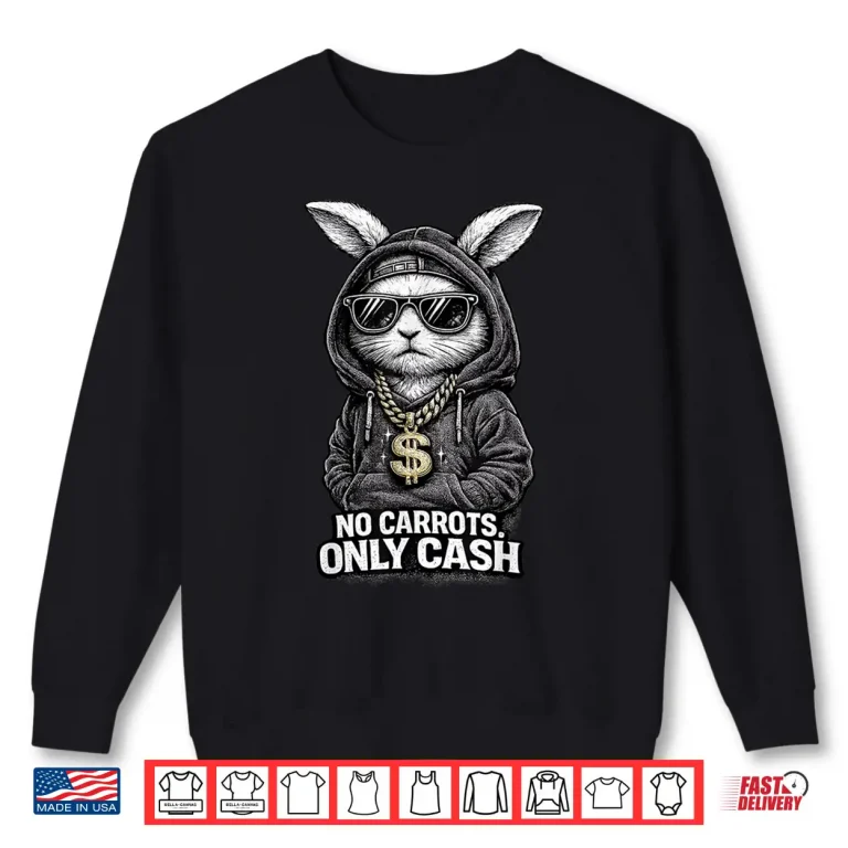 Sweatshirt Funny Easter Bunny Streetwear Hip Hop Rabbit Shirt