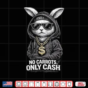 Design Funny Easter Bunny Streetwear Hip Hop Rabbit Shirt