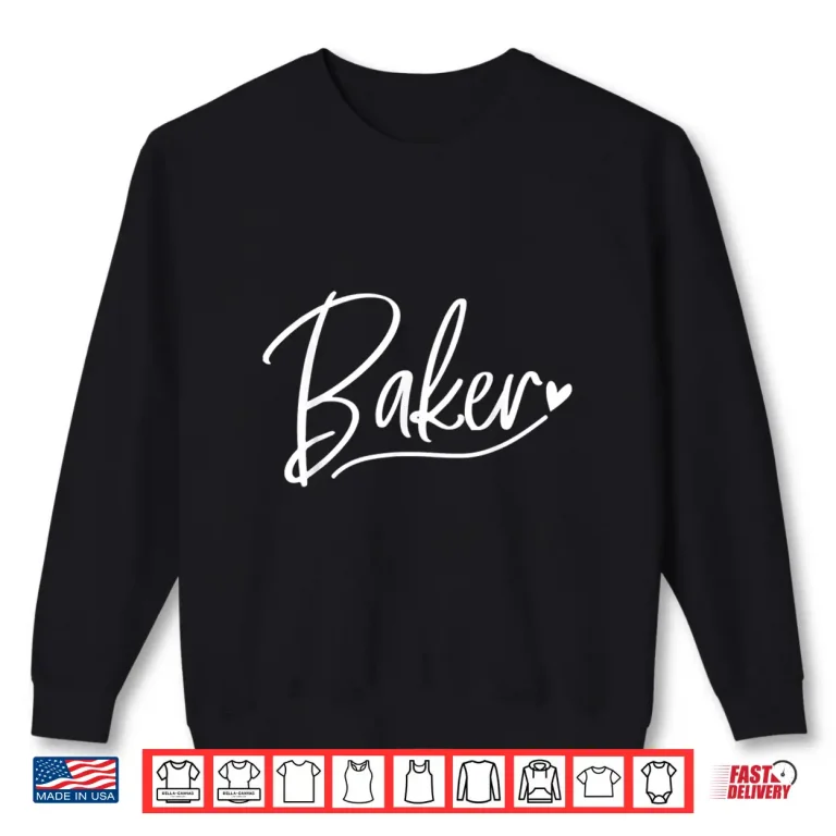 Sweatshirt Baker Baking Professional Shirt