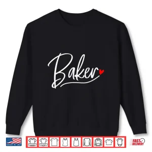 Sweatshirt Baker Baking Heart Gift Shirt