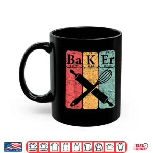 Baker Periodic Table Elements Baking Nerd Vintage Shirt 3 Mug Baker Periodic Table Elements Baking Nerd Vintage Shirt