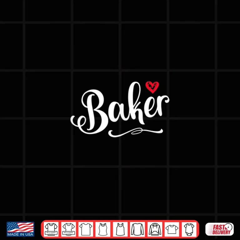Design Baker Bakery Baking Cupcake Cook Bread Shirt