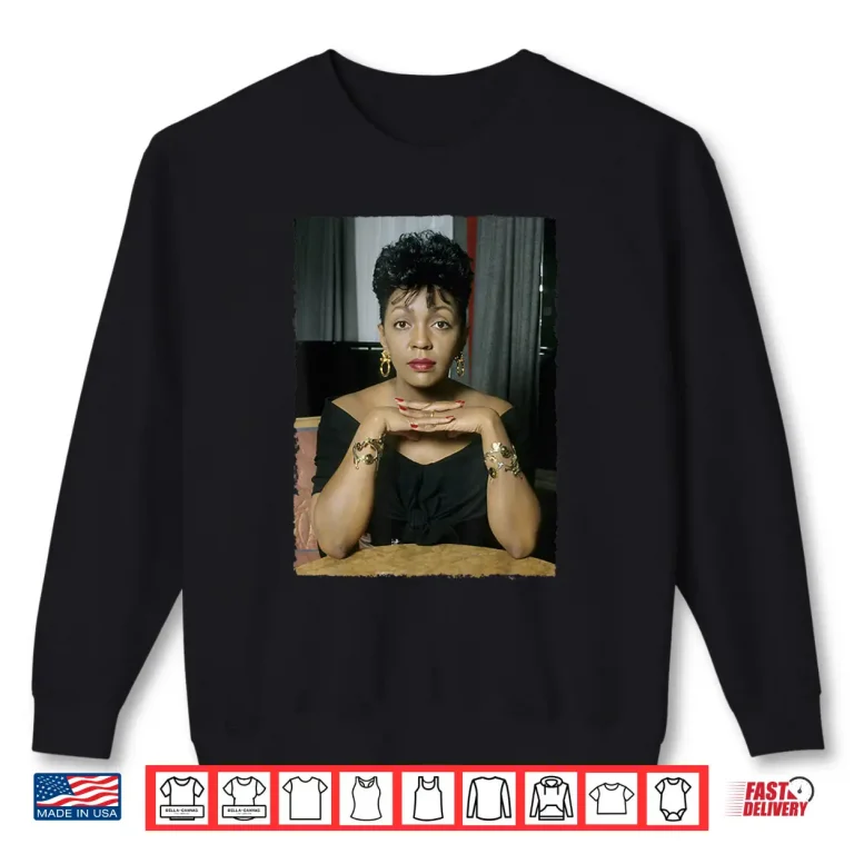 Sweatshirt Singer Anita Baker Distress Edge By Stephen Wright Shirt
