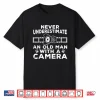 Cool Photography Grandpa Photographer Camera Lover Shirt