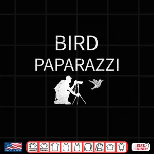 Design Bird Paparazzi Bird Photography Bird Watcher Shirt 3