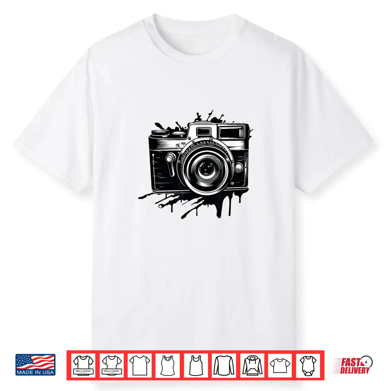 Capture The Moment Vintage Camera Photographer Print Shirt Capture The Moment Vintage Camera Photographer Print Shirt